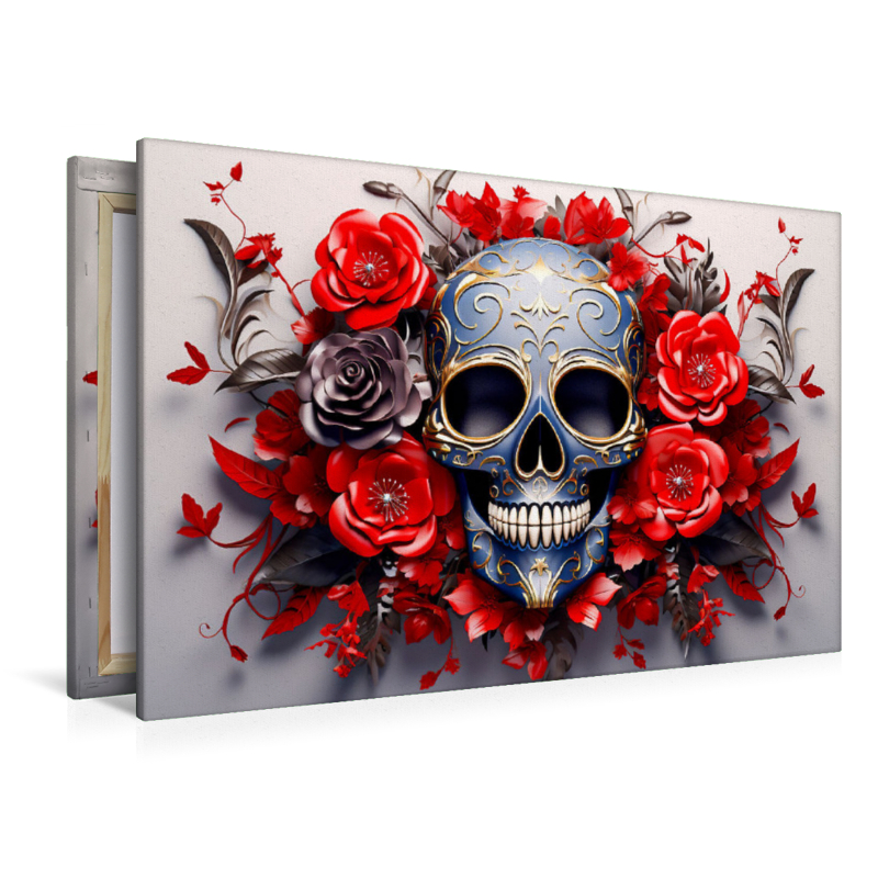 Ein Motiv aus dem Kalender Skull Flower - Totenkopf ART