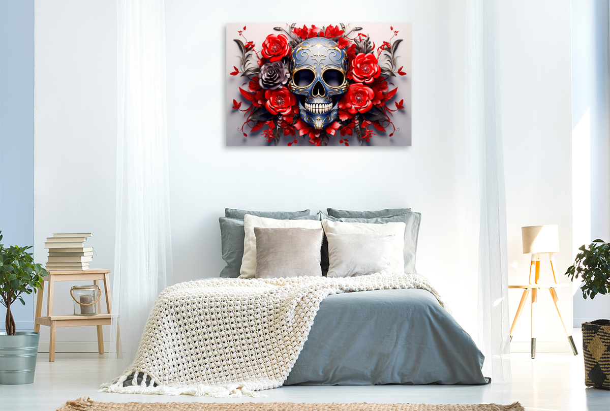 Ein Motiv aus dem Kalender Skull Flower - Totenkopf ART