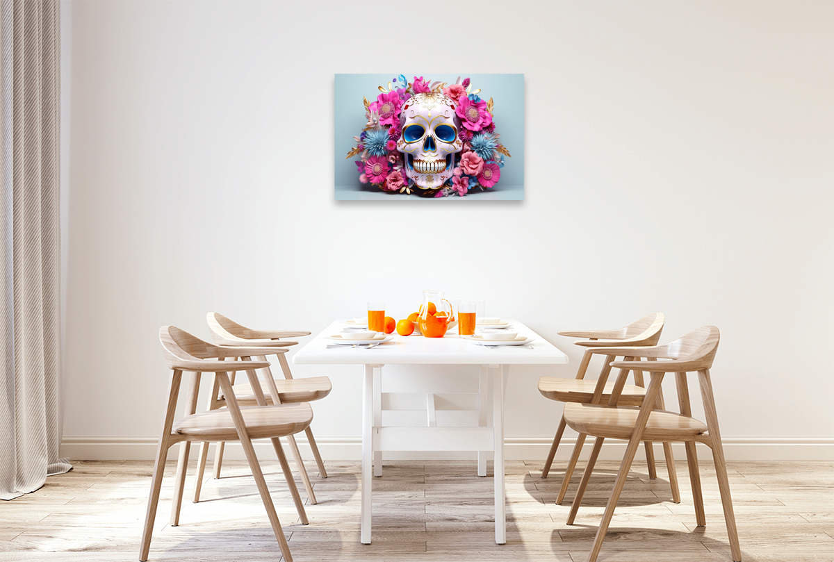 Ein Motiv aus dem Kalender Skull Flower - Totenkopf ART
