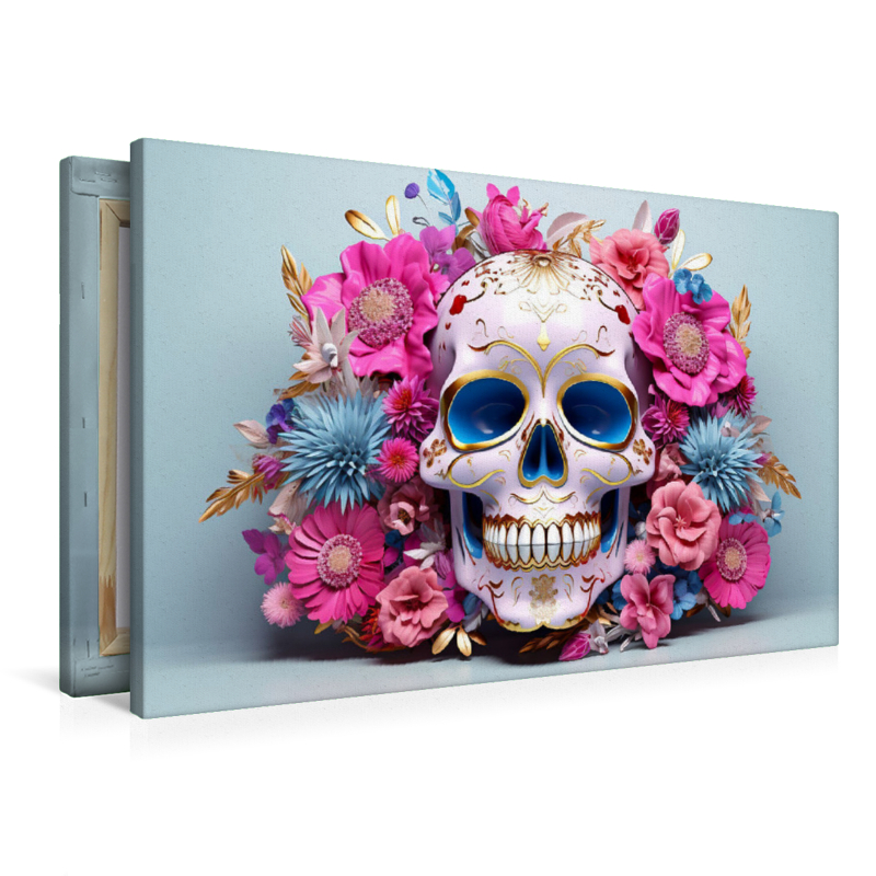 Ein Motiv aus dem Kalender Skull Flower - Totenkopf ART