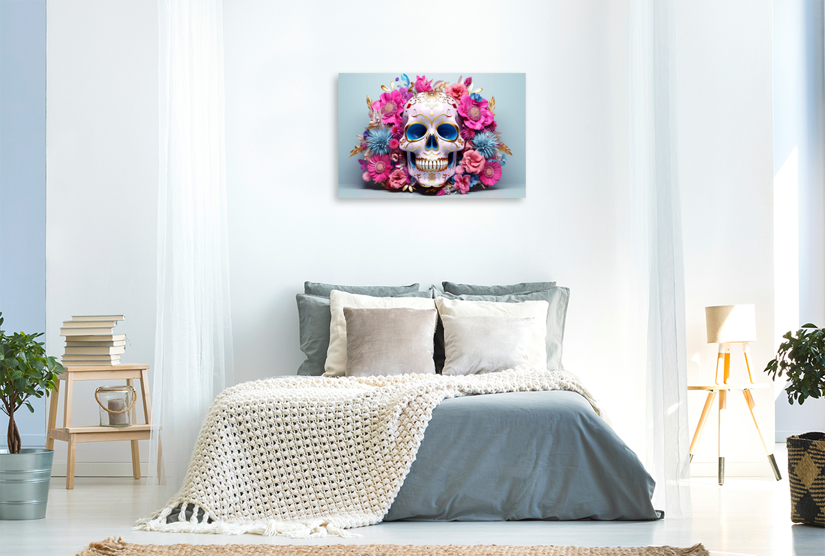 Ein Motiv aus dem Kalender Skull Flower - Totenkopf ART