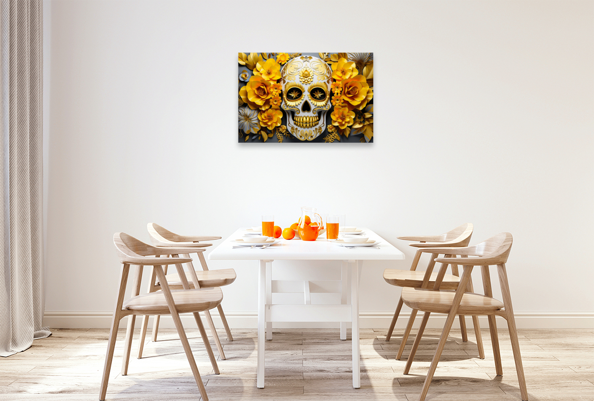 Ein Motiv aus dem Kalender Skull Flower - Totenkopf ART