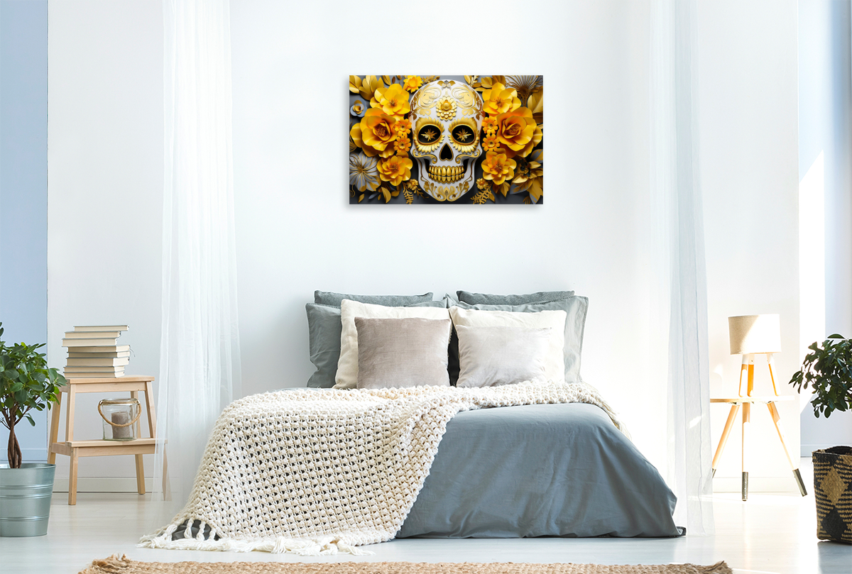 Ein Motiv aus dem Kalender Skull Flower - Totenkopf ART