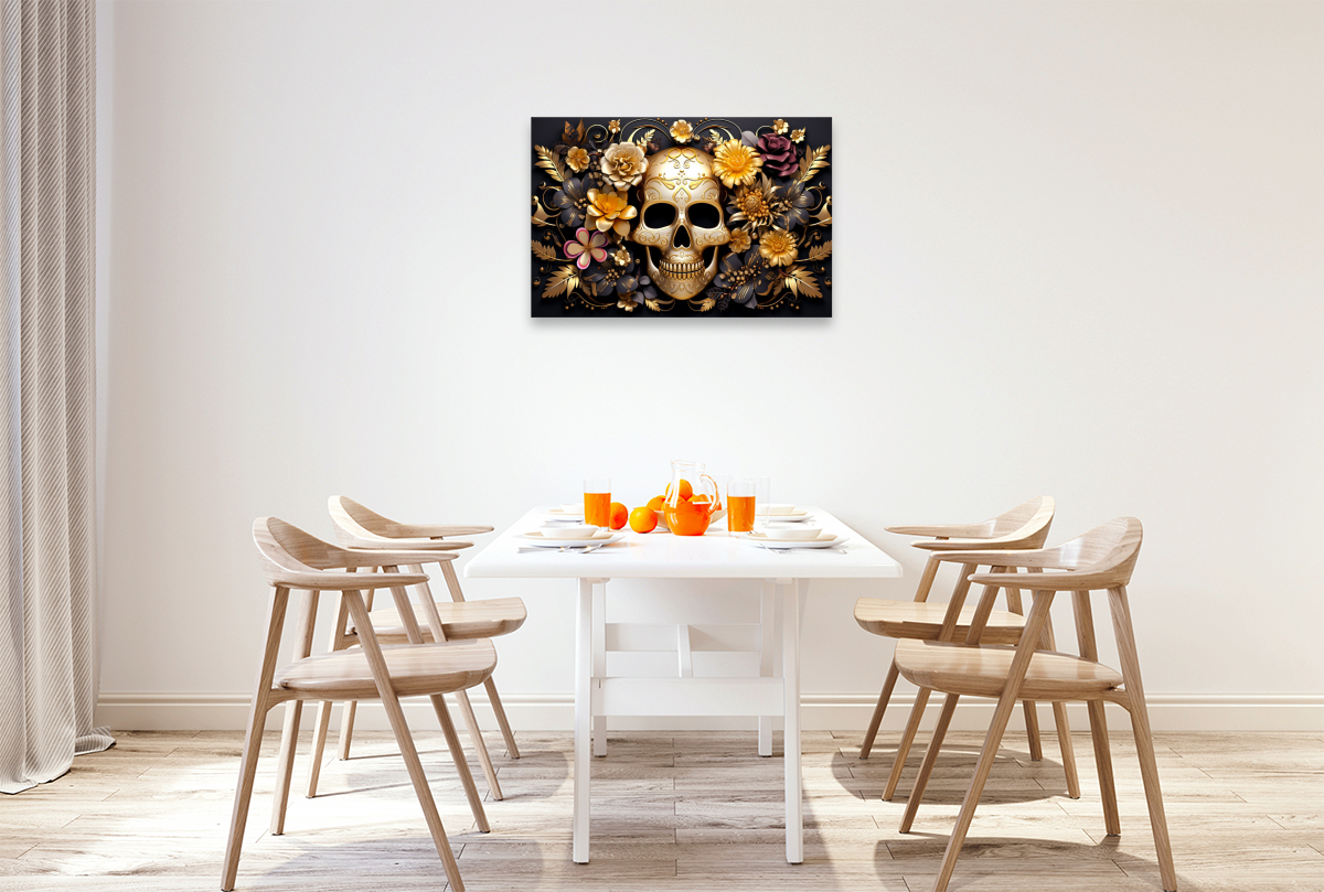 Gold Skull