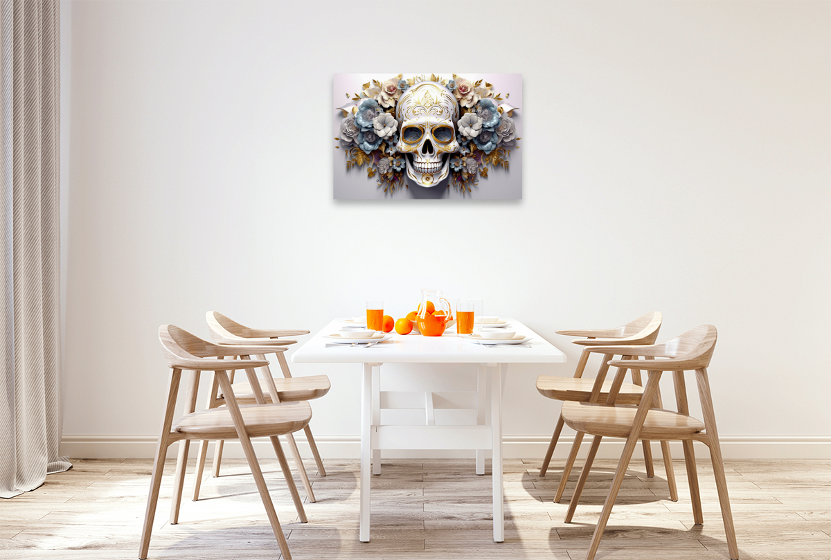 Ein Motiv aus dem Kalender Skull Flower - Totenkopf ART