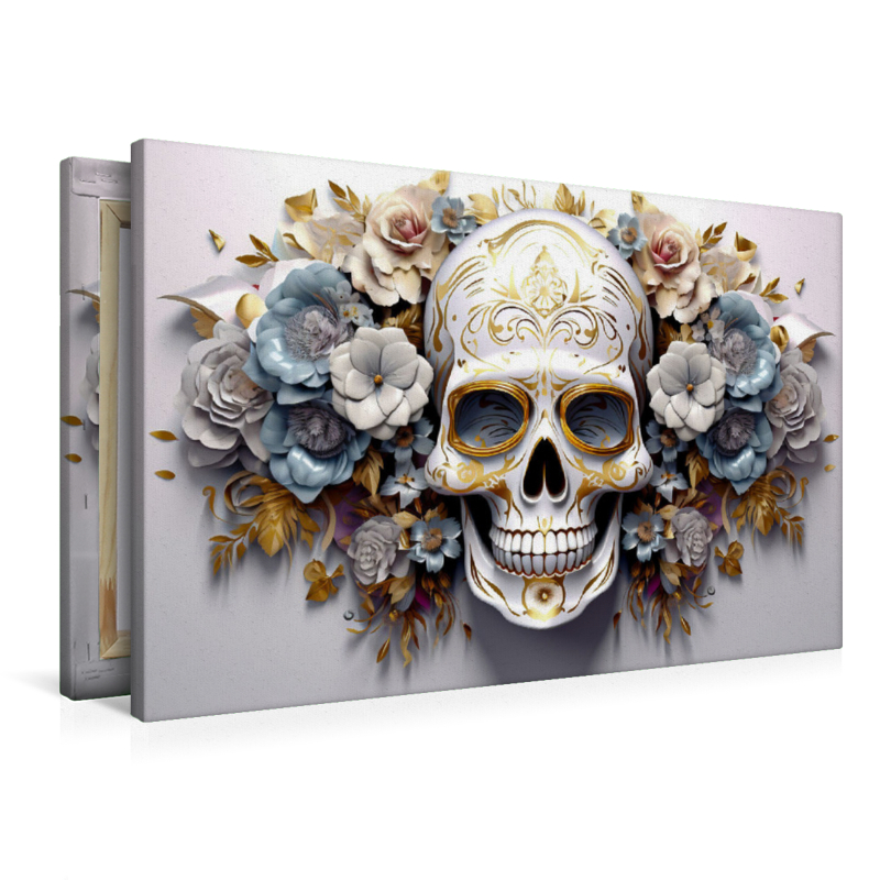 Ein Motiv aus dem Kalender Skull Flower - Totenkopf ART