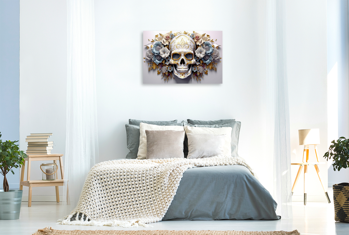 Ein Motiv aus dem Kalender Skull Flower - Totenkopf ART