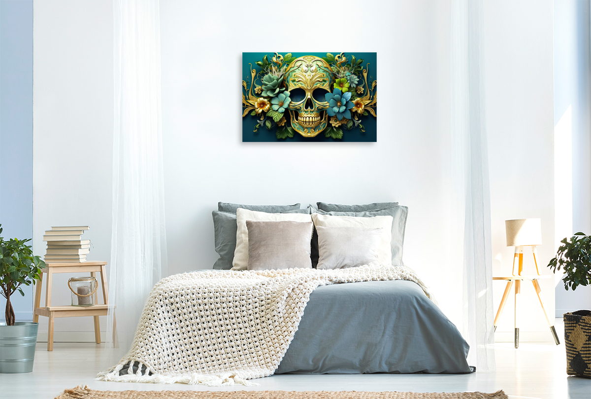 Ein Motiv aus dem Kalender Skull Flower - Totenkopf ART