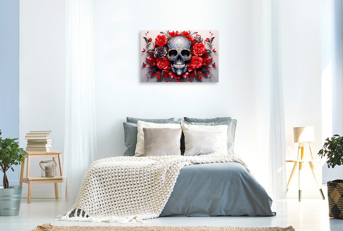 Ein Motiv aus dem Kalender Skull Flower - Totenkopf ART