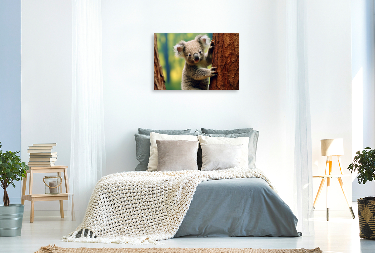 Koala an einem Baum