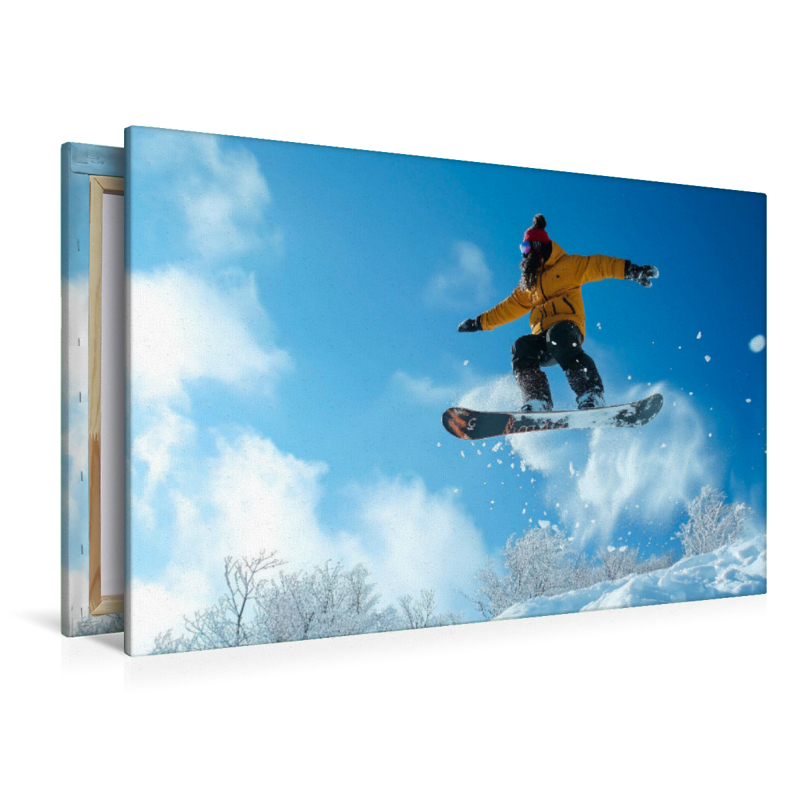 Snowboarden, sagenhafter Sprung