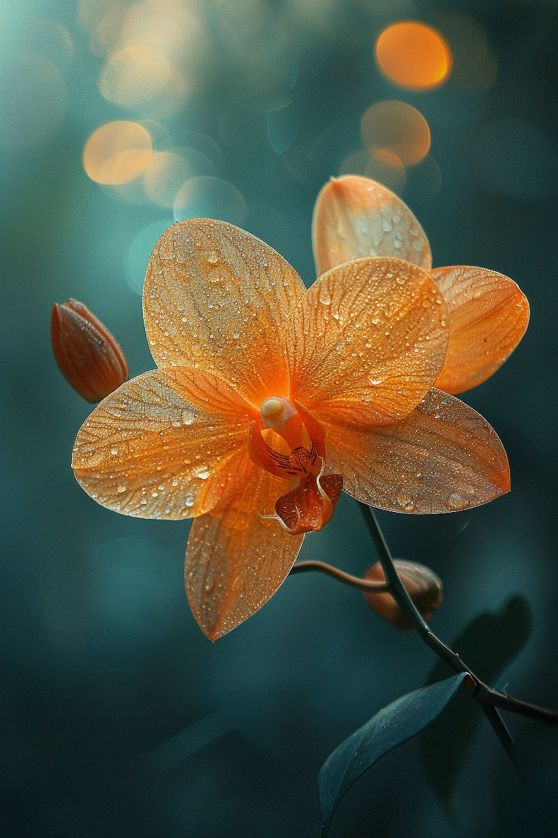 Phalaenopsis in orange - Orchideen Blüte