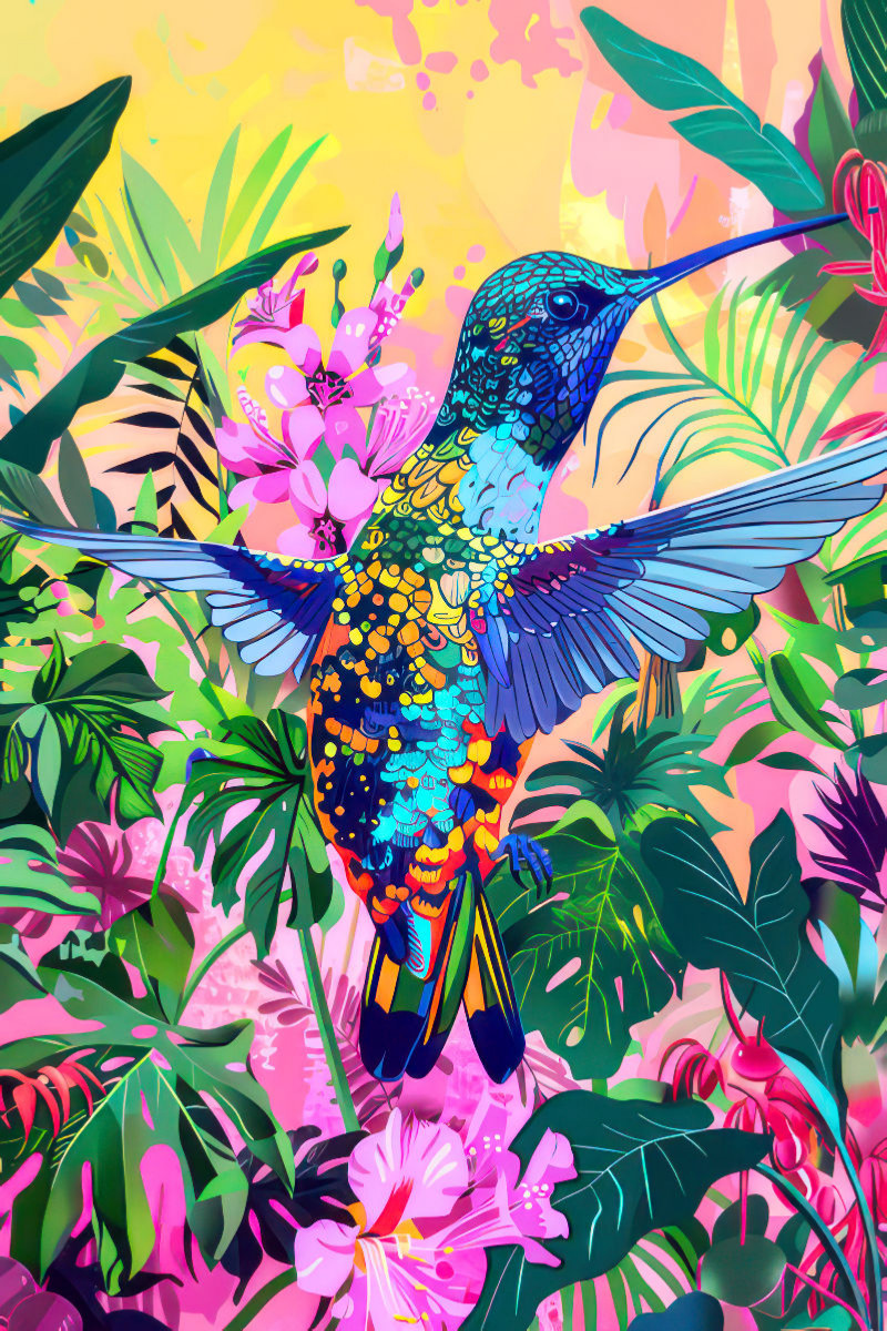 Jungle Animals Pop Art