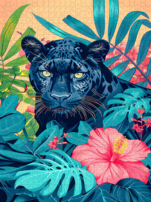 Animaux de la jungle Pop-Art