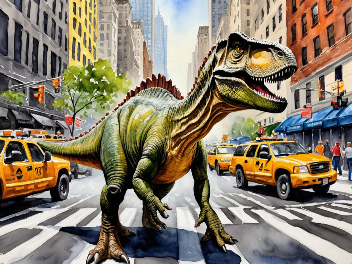 Tyrannus Saurus in New York