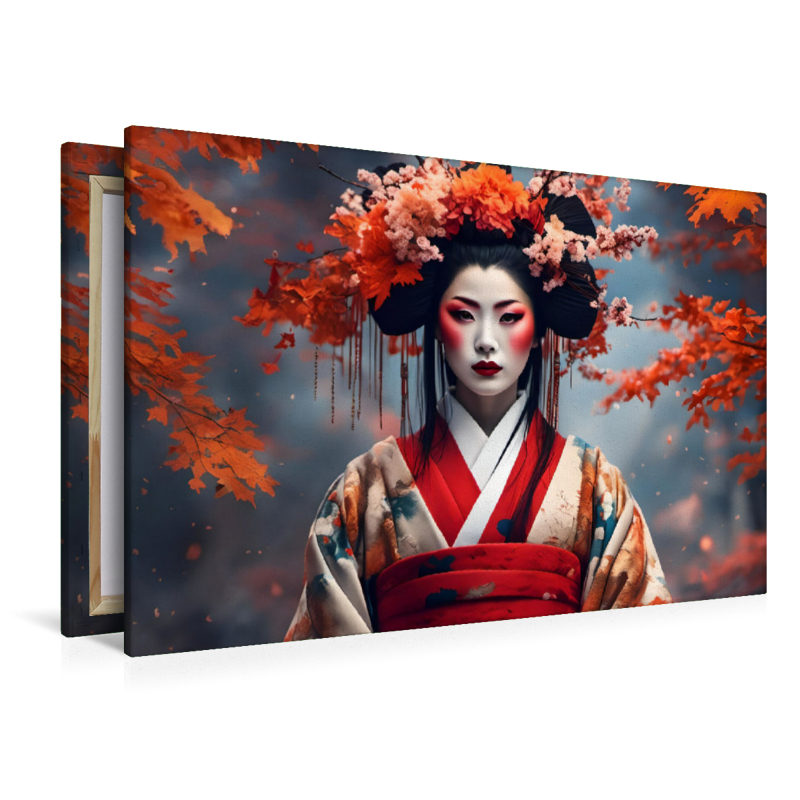 Geisha im Herbst