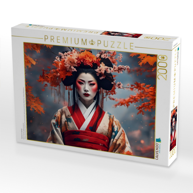 Geisha im Herbst