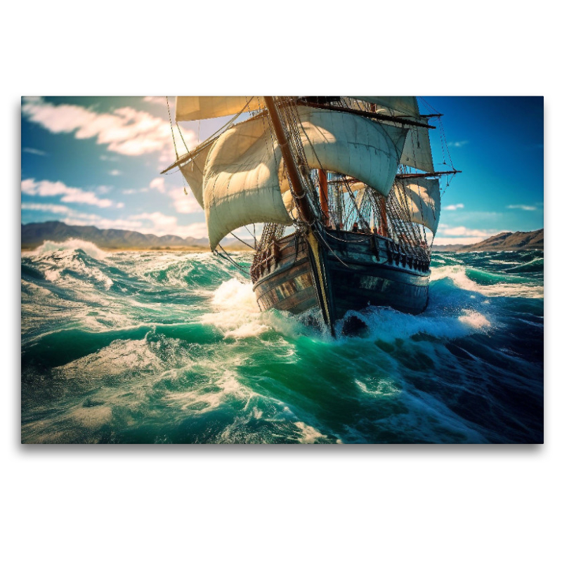 In den Tropen - Segelschiff