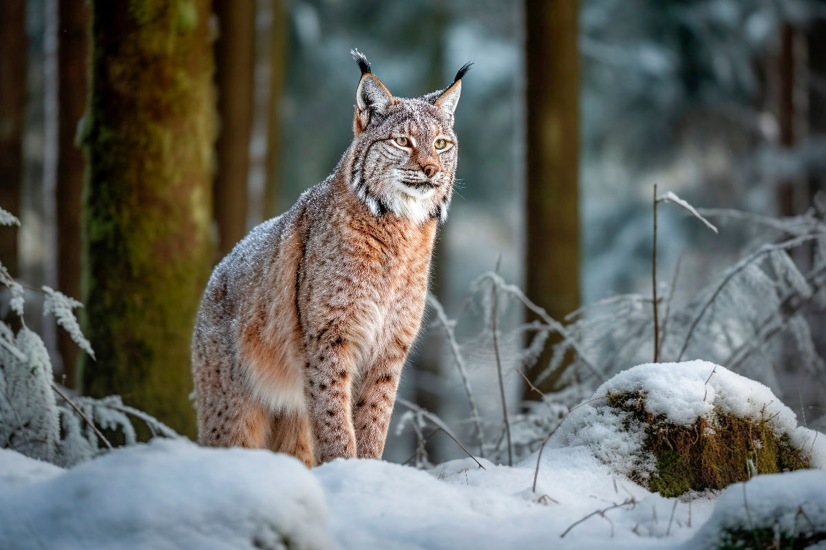 Luchs, auf leisen Pfoten