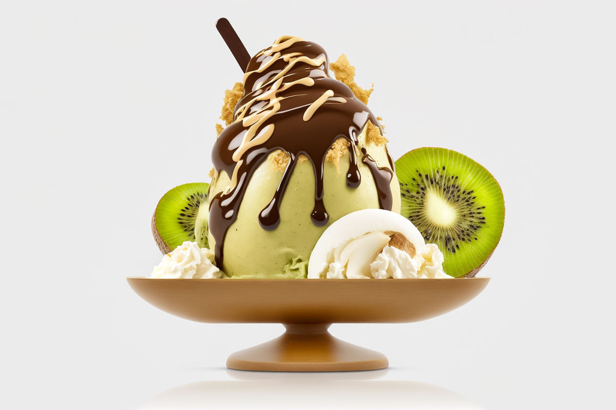 Kiwi Eisbecher