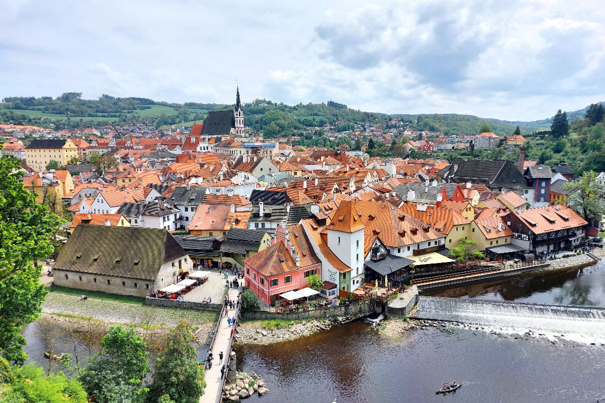 Krumau, Cesky Krumlov in Tschechien