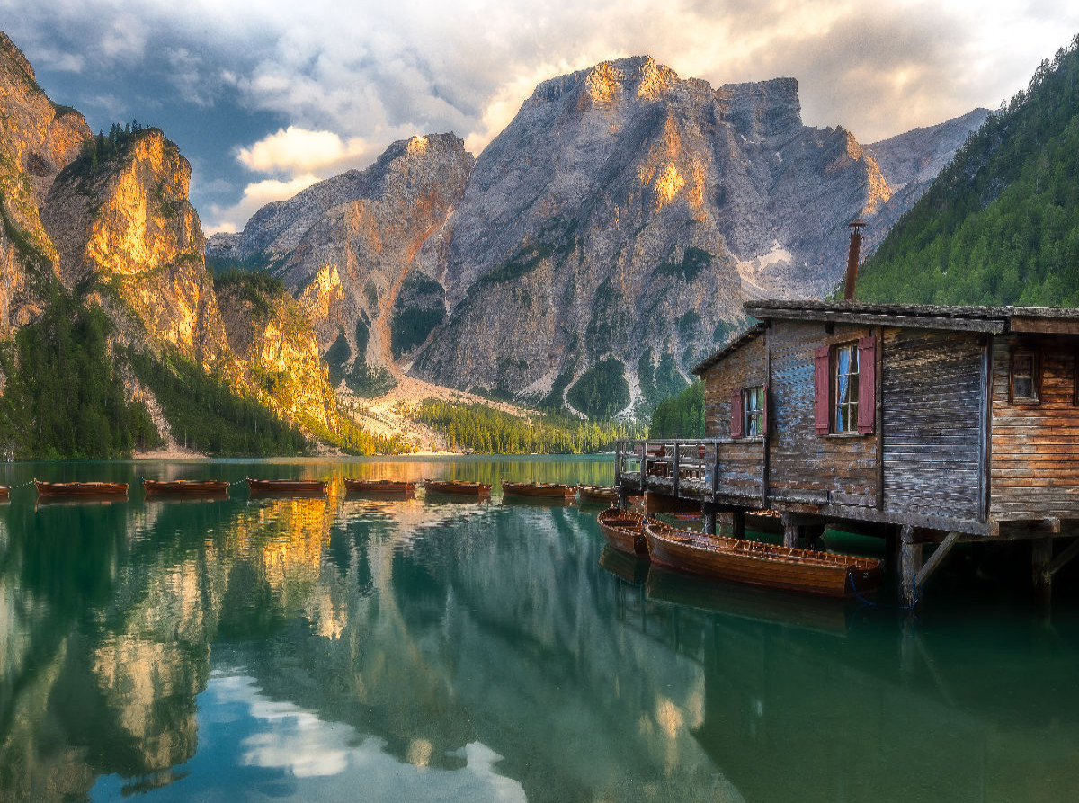 Pragser Wildsee in Italien