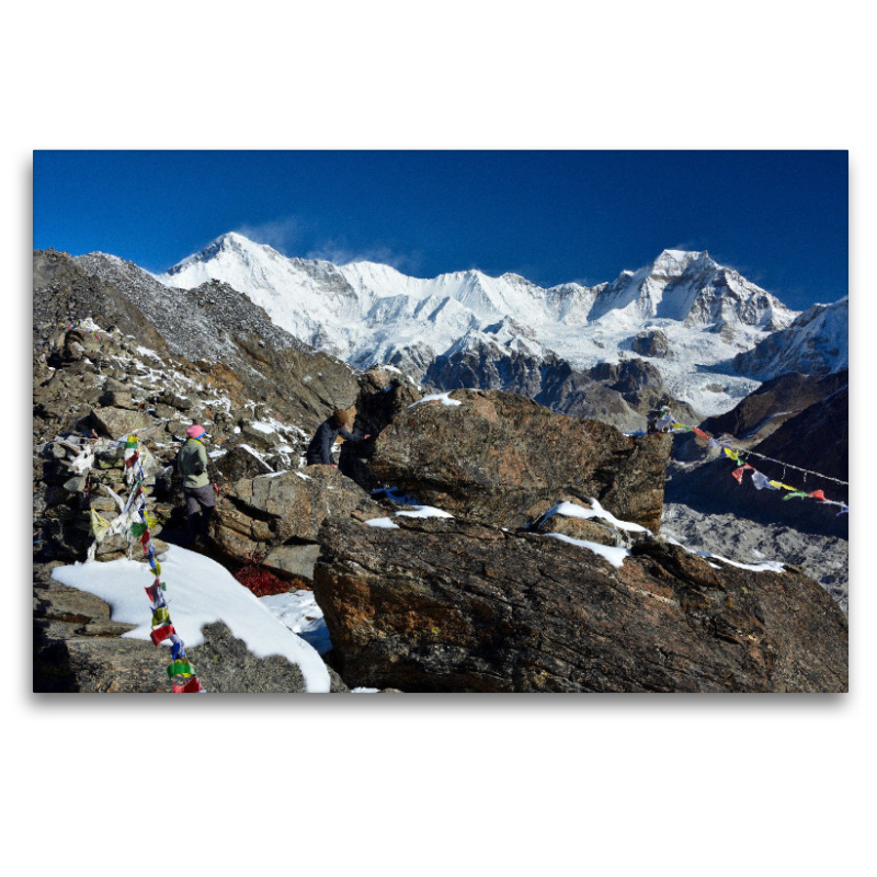 Blick vom Gokyo Ri auf Cho Oyu