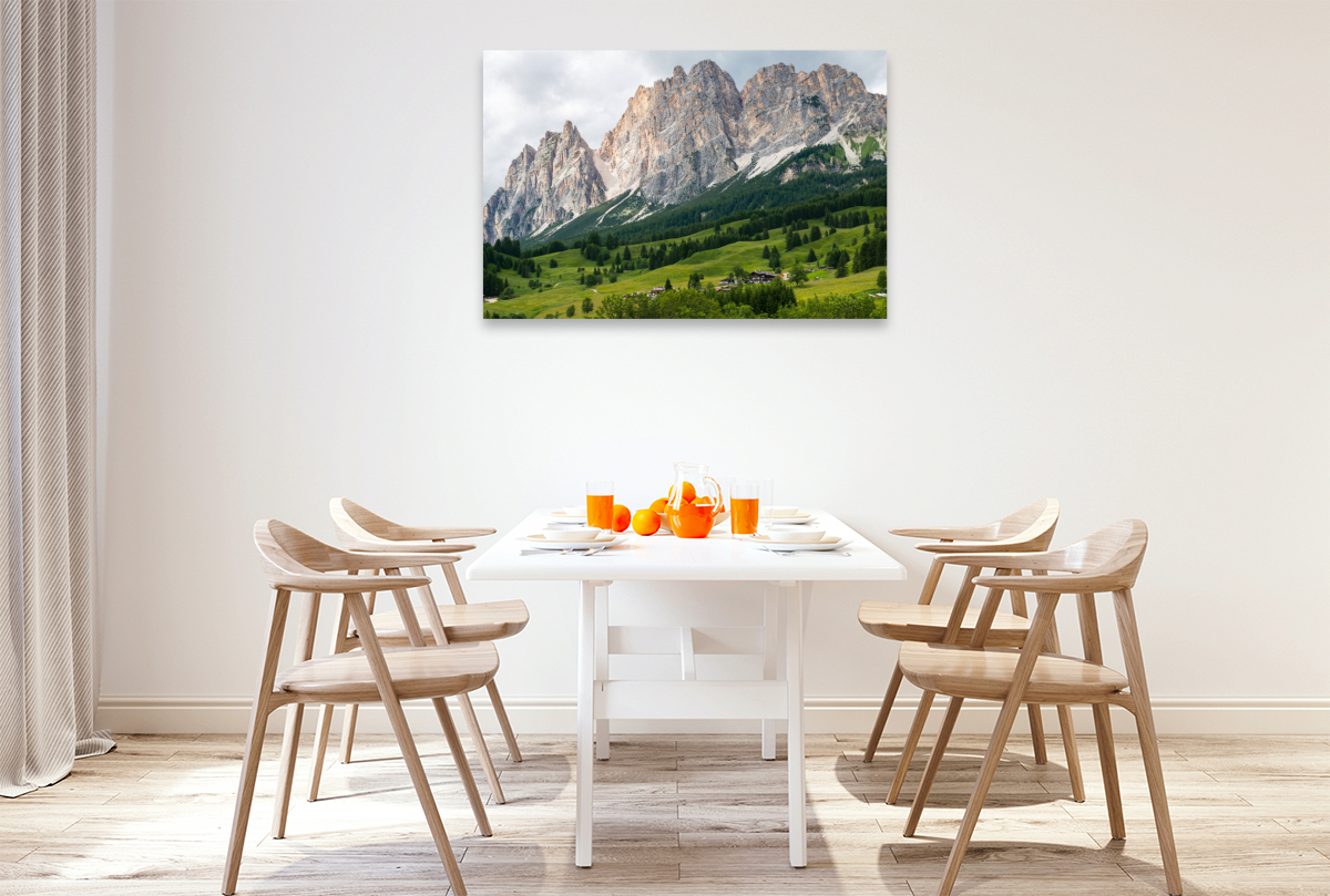 Le Tofane Berg, Dolomiten Panorama aus dem Cortina