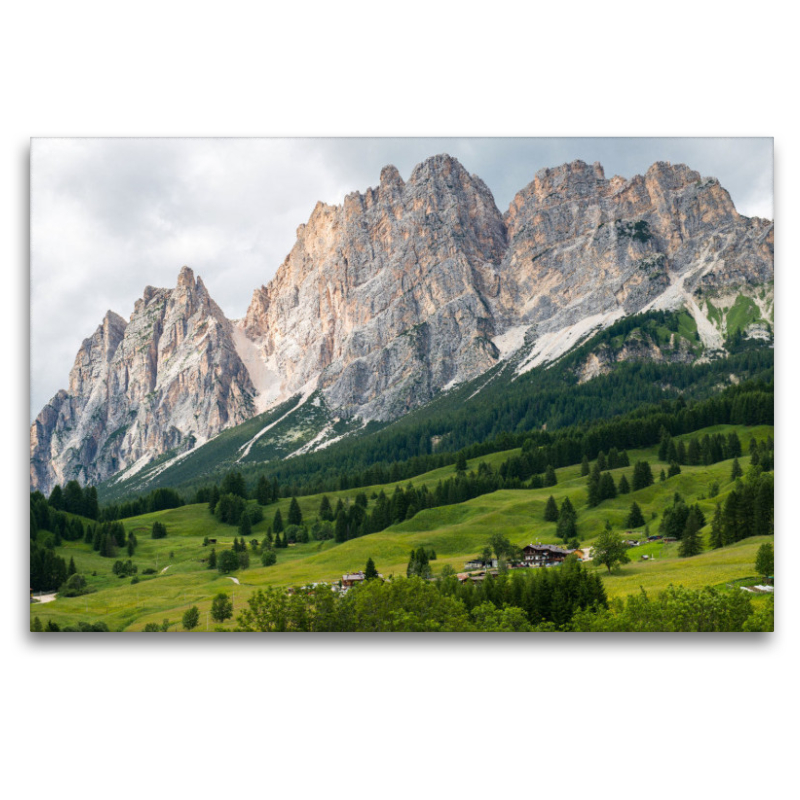 Le Tofane Berg, Dolomiten Panorama aus dem Cortina