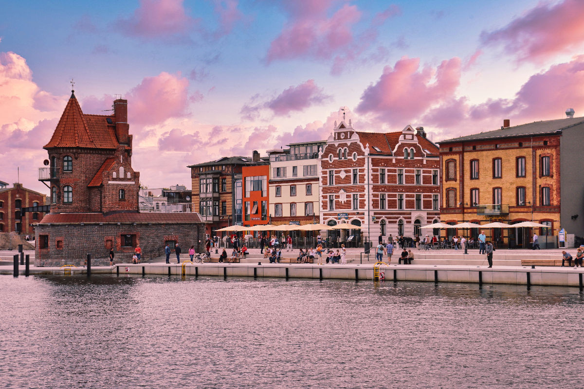 Am Hafen von Stralsund