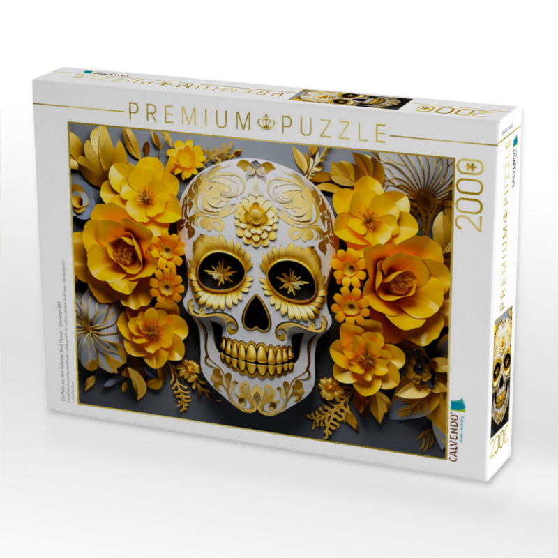 Ein Motiv aus dem Kalender Skull Flower - Totenkopf ART