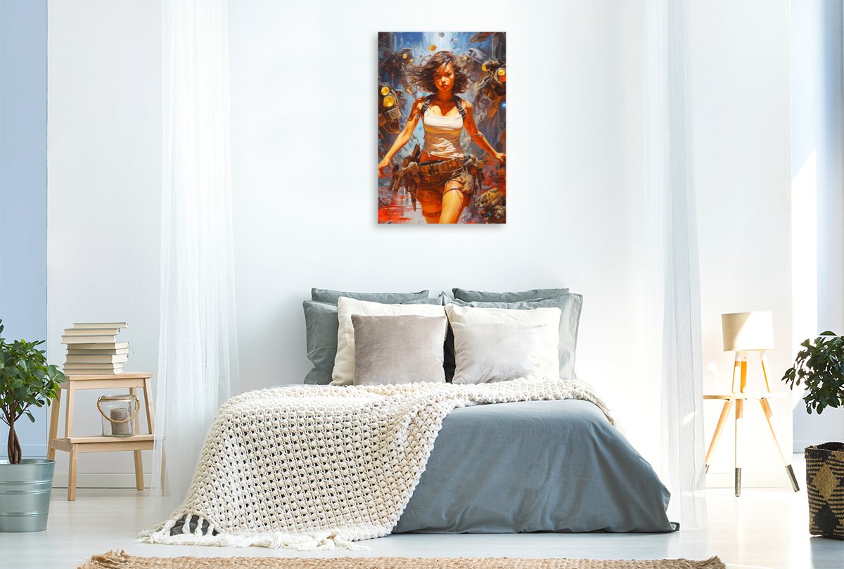 Elegante Weltraumprinzessin