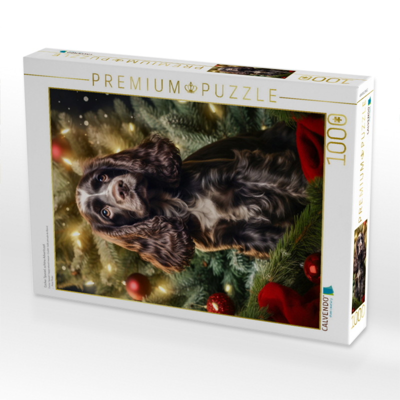 Cocker Spaniel, schöne Adventszeit