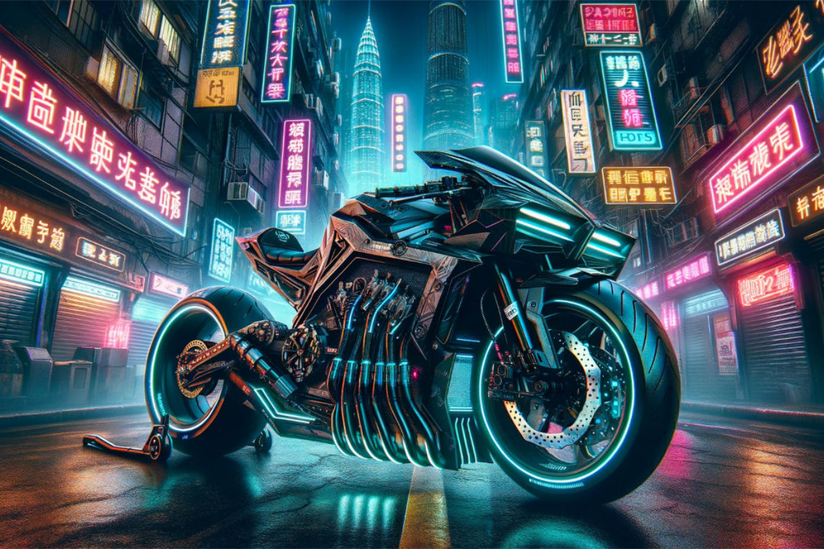 Cyberpunk Streetfighter - Rebellische Linien in der Neonstadt