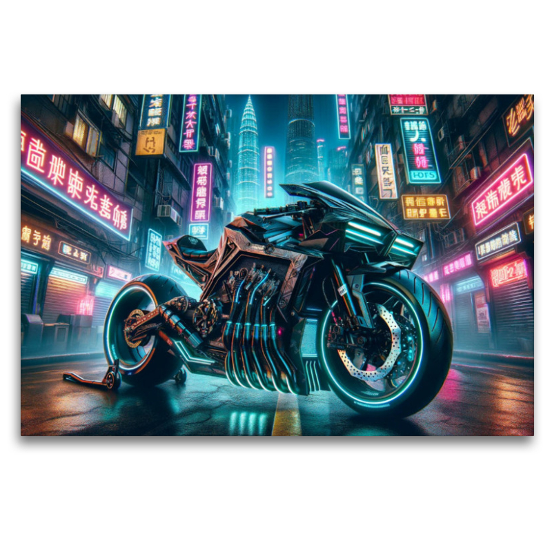 Cyberpunk Streetfighter - Rebellische Linien in der Neonstadt