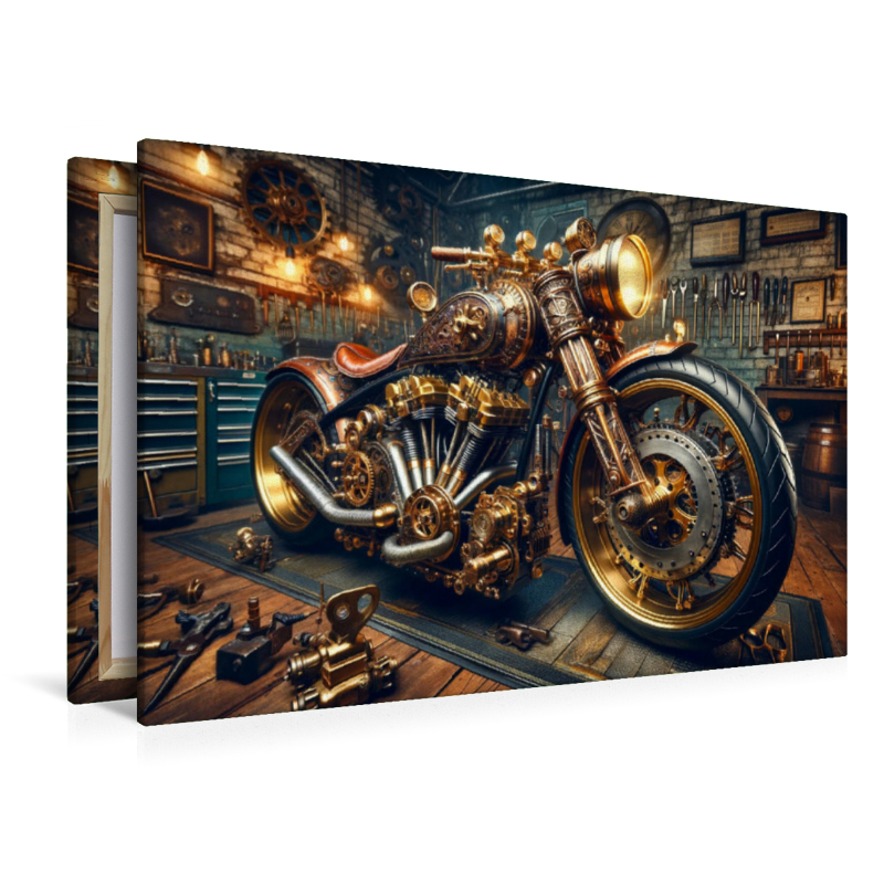 Steampunk Voyager: Ein Custom-Bike im Steampunk-Design - Ein Motiv aus dem Kalender Custom Dreams - Showbike Wonders