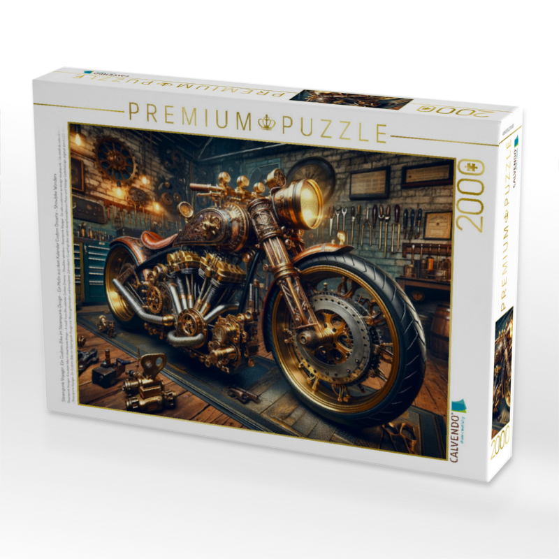 Steampunk Voyager: Ein Custom-Bike im Steampunk-Design - Ein Motiv aus dem Kalender Custom Dreams - Showbike Wonders