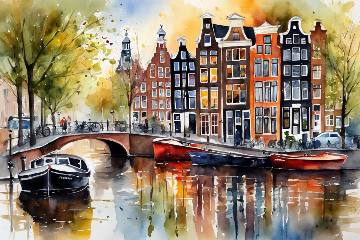 Gracht in Amsterdam