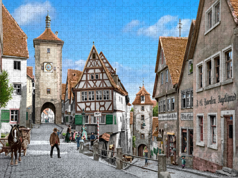 Rothenburg - Ploenlein um 1900