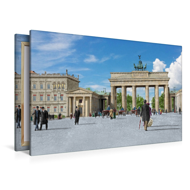 Berlin - Brandenburger Tor und Pariser Platz um 1900