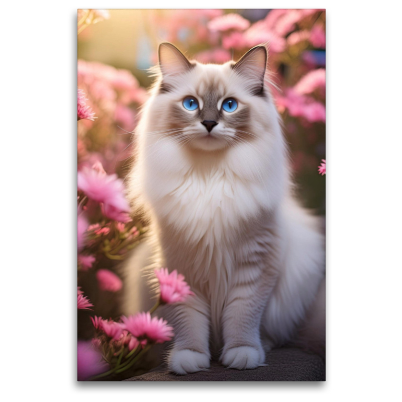 Ein Motiv aus dem Kalender Pfotenabenteuer - Ragdolls in der Natur