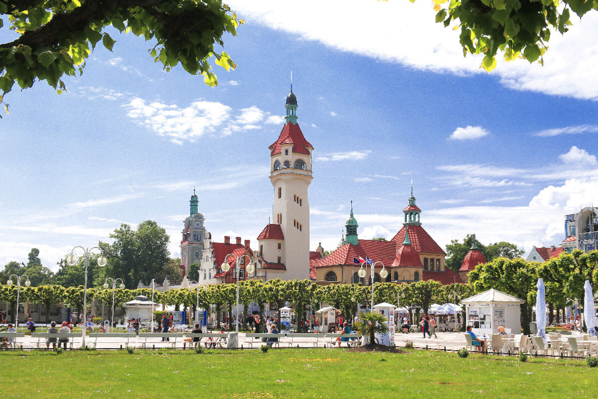 Zoppot oder Sopot in Polen - der Leuchtturm