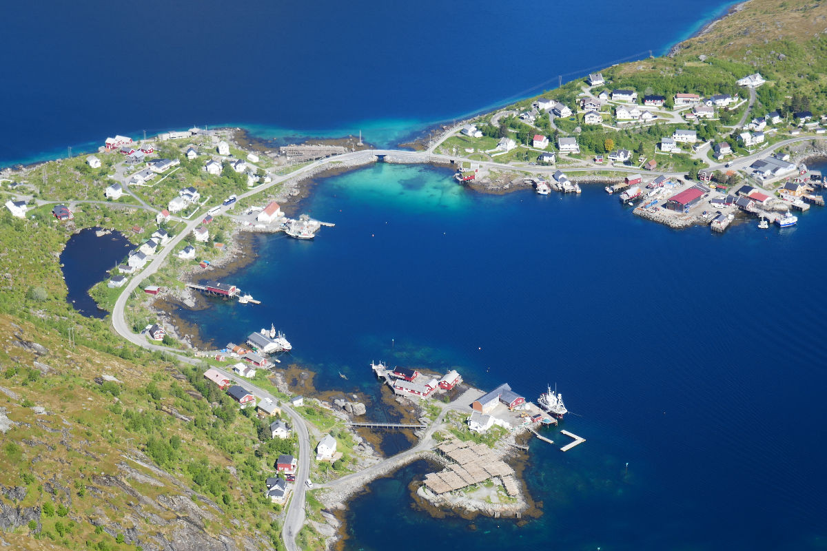 Blick vom Reinebringen (Lofoten)