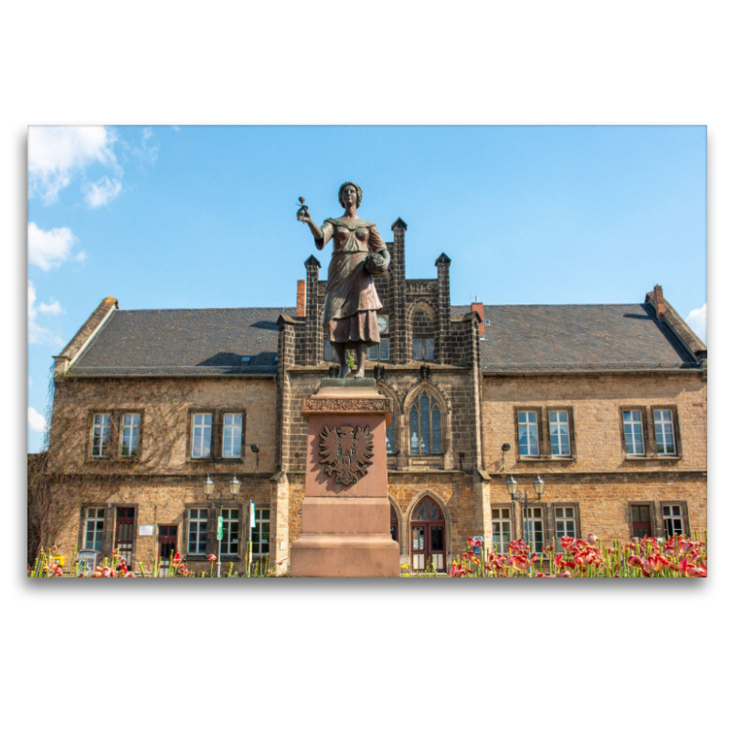 Die Göttin Flora Statue in Quedlinburg