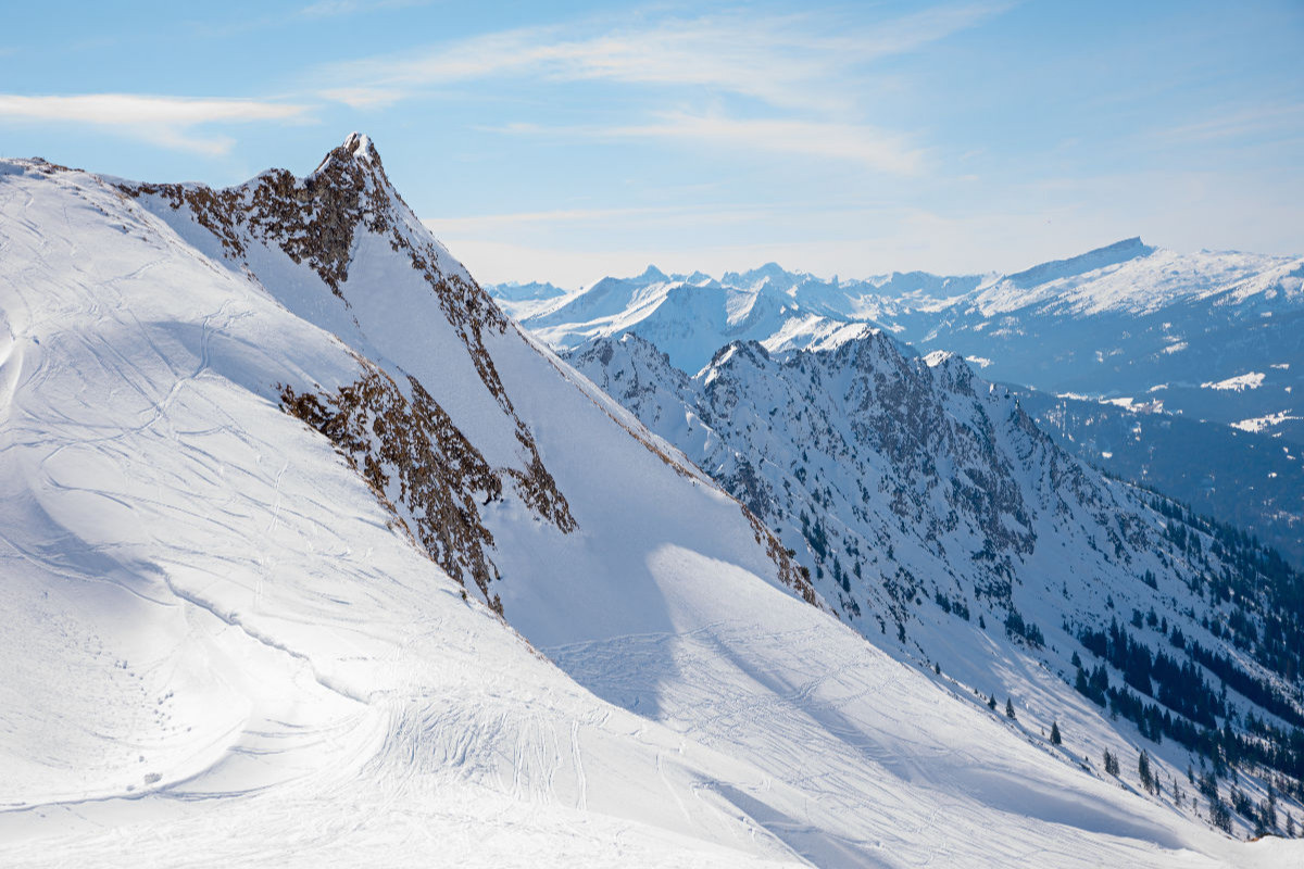 Alpenblick am Zeigersattel