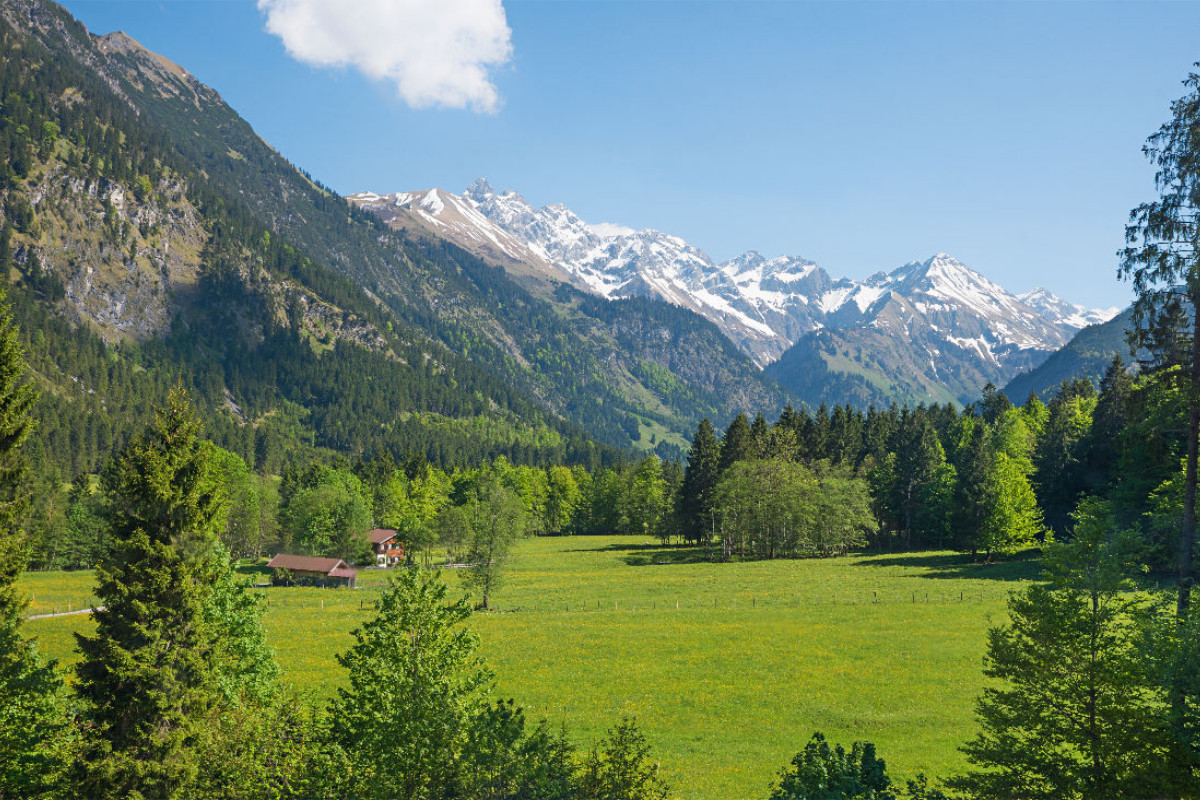 Blick ins Stillachtal