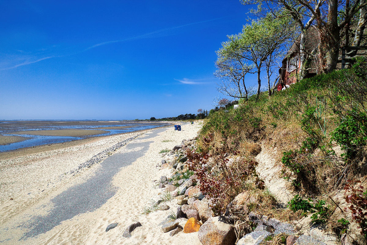 Südstrand auf der Friesischen Karikik Insel Föhr