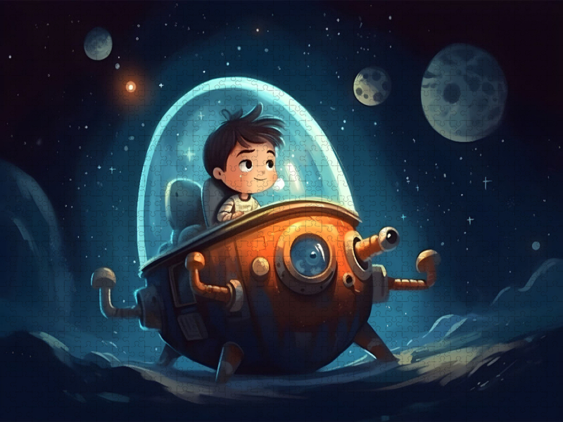 Luca´s Reise zum Mond