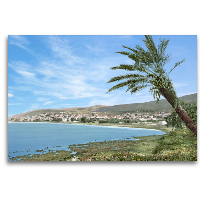 Heiliges Land – Haifa nahe der Fußes des Mount Carmel um 1900