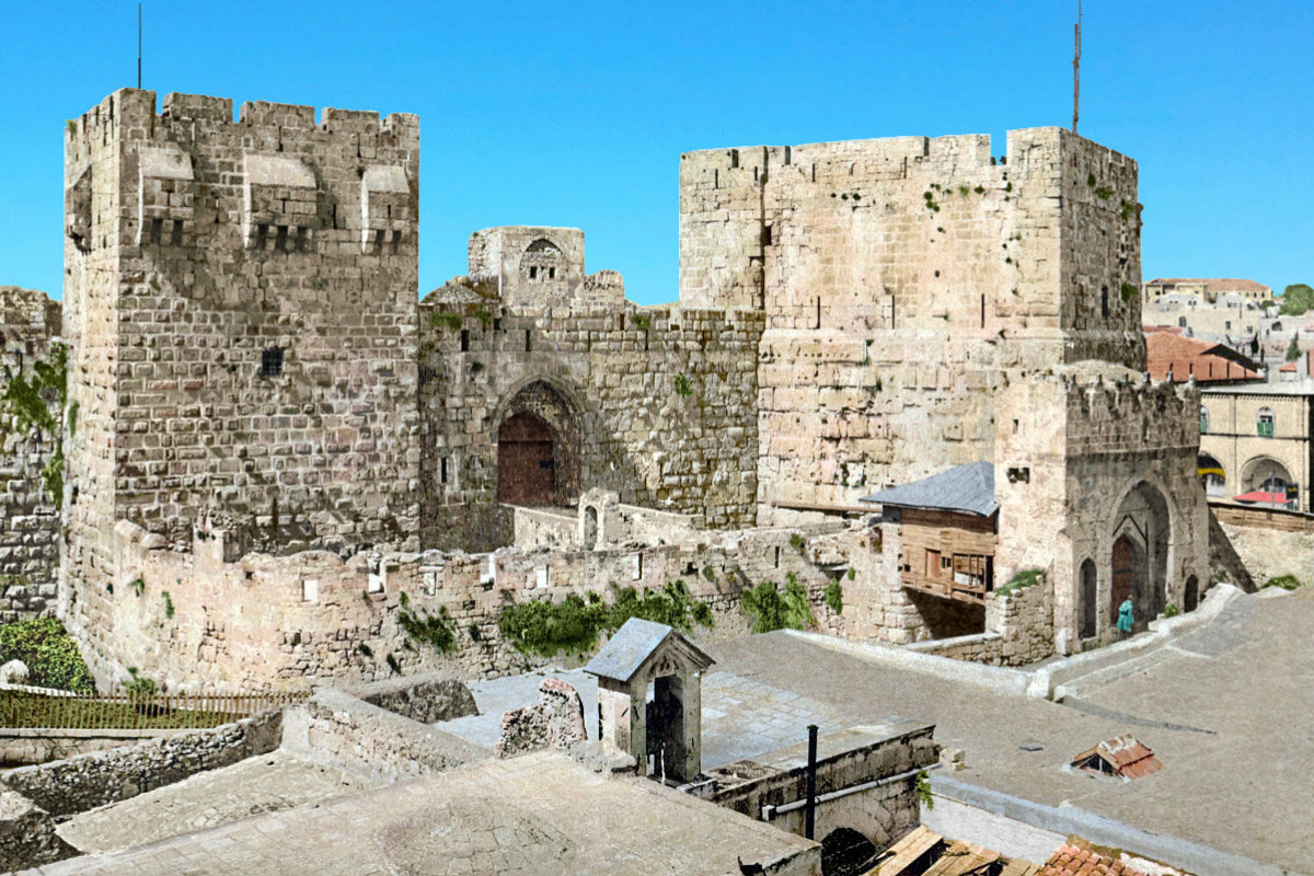 Jerusalem – Turm von David um 1900